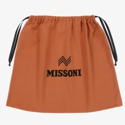 Missoni Girls Pink Wool Knit Zigzag Scarf Hot