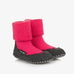 Falke Girls Pink Wool Slipper Socks Sale