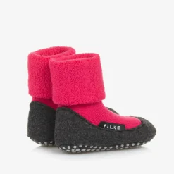 Falke Girls Pink Wool Slipper Socks Sale
