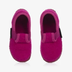 Giesswein Girls Pink Wool Slippers Discount