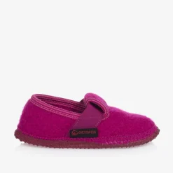 Giesswein Girls Pink Wool Slippers Discount
