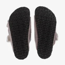 Birkenstock Girls Purple Suede & Shearling Sandals Online