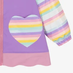 Playshoes Girls Purple Unicorn Raincoat Sale