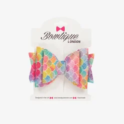 Bowtique London Girls Rainbow Mermaid Hair Clip (8cm)