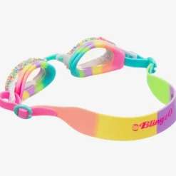 Bling2o Girls Rainbow Swimming Goggles New