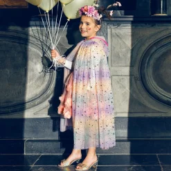 Souza Girls Rainbow Tulle Star Cape Costume Discount