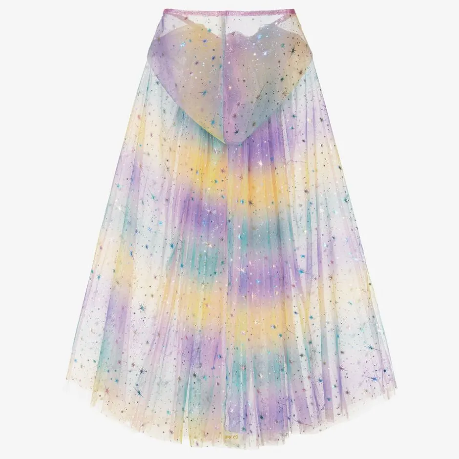 Souza Girls Rainbow Tulle Star Cape Costume Discount