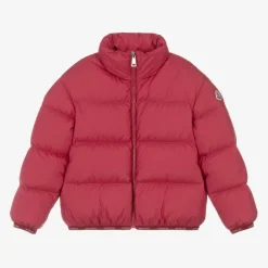 Moncler Enfant Girls Red Abbadia Puffer Jacket Online