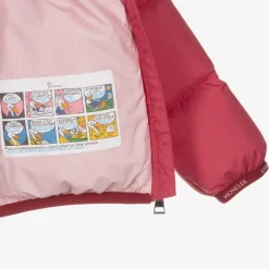 Moncler Enfant Girls Red Abbadia Puffer Jacket Online