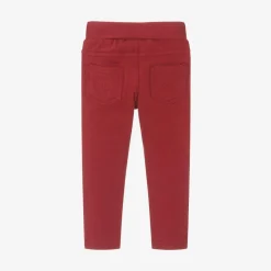 Mayoral Girls Red Cotton Jersey Trousers Hot
