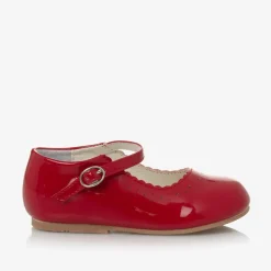 Sevva Girls Red Faux Patent Leather Shoes Online