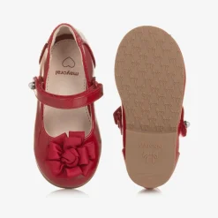 Mayoral Girls Red Faux Patent Leather Shoes