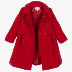 Patachou Girls Red Felted Cape Coat Clearance