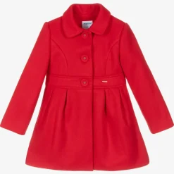 Mayoral Girls Red Felted Coat