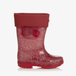 Mayoral Girls Red Glitter Rain Boots Discount