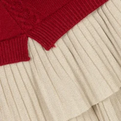 Mayoral Girls Red Knitted Reindeer Dress Sale