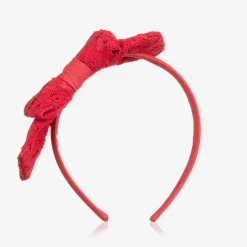 Patachou Girls Red Lace Hairband Discount