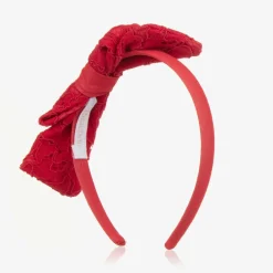 Patachou Girls Red Lace Hairband Discount