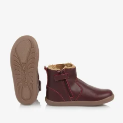 Old Soles Girls Red Leather Boots Hot