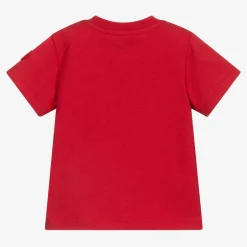 Moncler Enfant Girls Red Love T-Shirt Discount