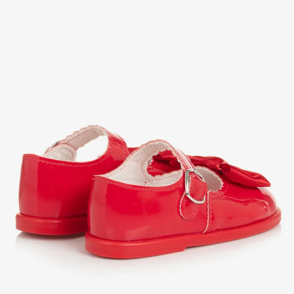 Early Days Girls Red Patent First Walker Shoes Online