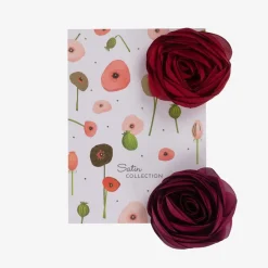 Milledeux Girls Red Rose Hairclips (2 Pack)