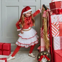 Meri Meri Girls Red Santa's Little Helper Costume Discount