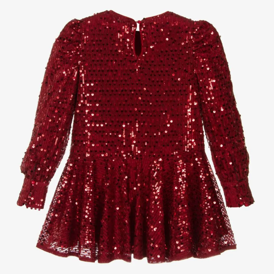 Abel amp; Lula Girls Red Sequin Dress Clearance