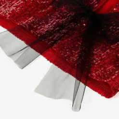 Phi Clothing Girls Red Sequinned Jacket Hot