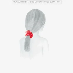 NAME IT Girls Red Tulle Hair Scrunchie Best