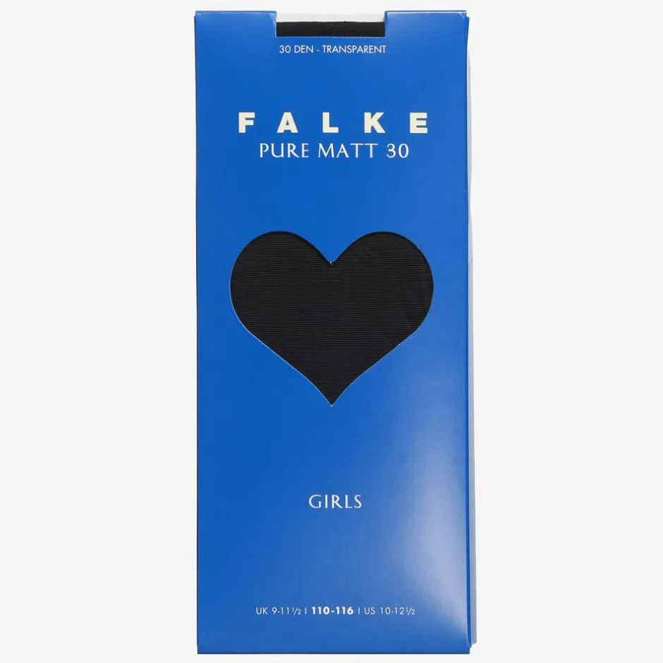 Falke Girls Sheer Navy Blue Matt Tights Clearance