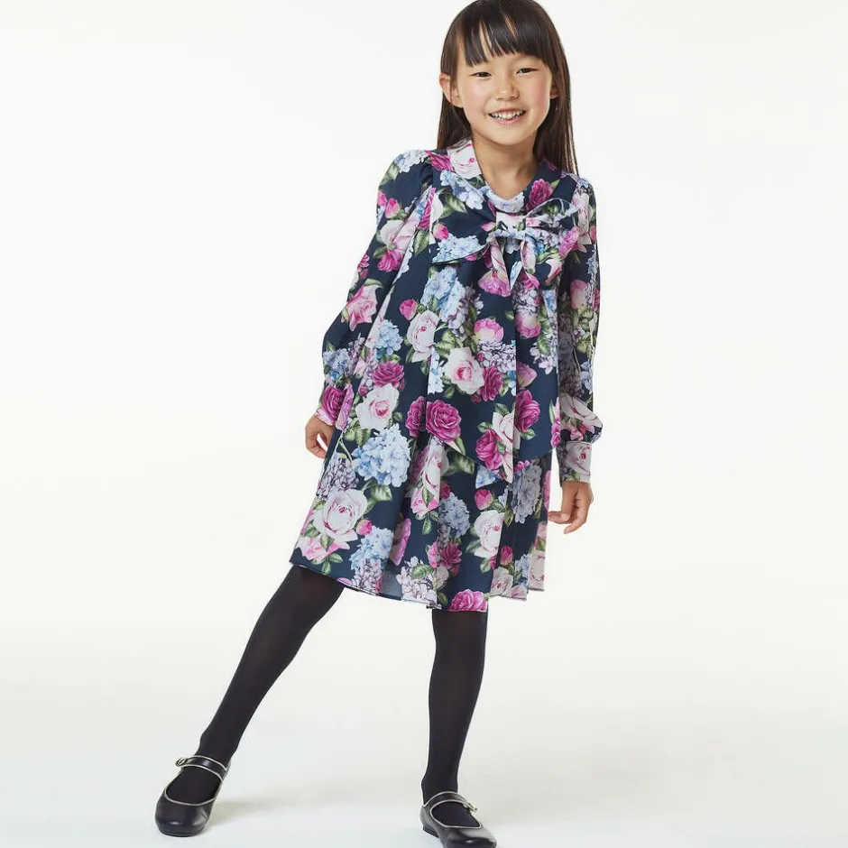 Falke Girls Sheer Navy Blue Matt Tights Clearance