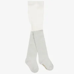 Angels Face Girls Silver Cotton Glitter Tights Online