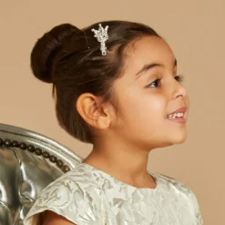 Bowtique London Girls Silver Crown Hair Clip (5cm) Discount