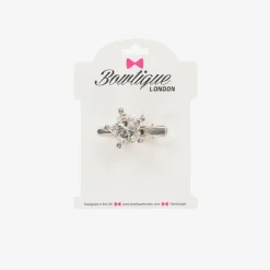 Bowtique London Girls Silver Crown Hair Clip (5cm) Discount