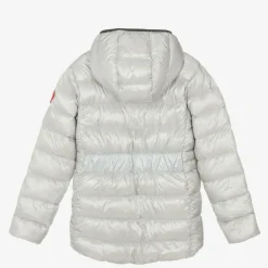 Canada Goose Girls Silver Down Padded Cypress Jacket Best