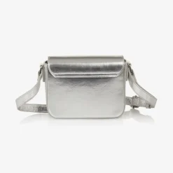 Calvin Klein Girls Silver Faux Leather Handbag (20cm)