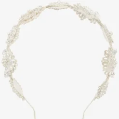 Sienna Likes To Party Girls Silver Flower Hairband New