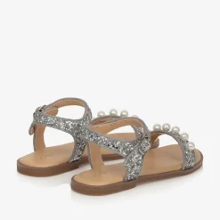 Age of Innocence Girls Silver Glitter Sandals Online
