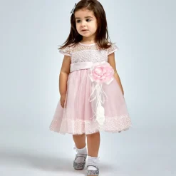 Manuela de Juan Girls Silver Glitter Shoes