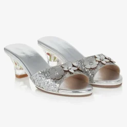 Souza Girls Silver Heeled Shoes Best