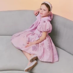 Manuela de Juan Girls Silver Leather Pumps Best