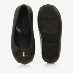 Mini Melissa Girls Sparkly Brown Jelly Shoes Hot