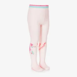 Billieblush Girls Sparkly Pink Pegasus Tights Hot