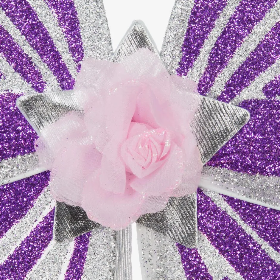 Dress Up by Design Girls Sparkly Purple Wings & Wand Dressing-Up Set Hot