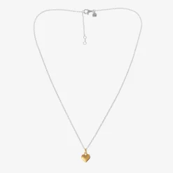 Little Star Girls Sterling Silver & Gold Heart Necklace Sale
