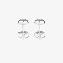 Little Star Girls Sterling Silver Diamond Heart Earrings Best