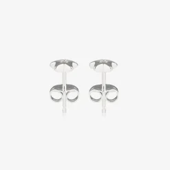 Little Star Girls Sterling Silver Diamond Star Earrings Outlet