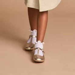 Story Loris Girls White & Ivory Ruffle Socks Sale