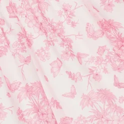 Selini Action Girls White & Pink Floral Beach Dress